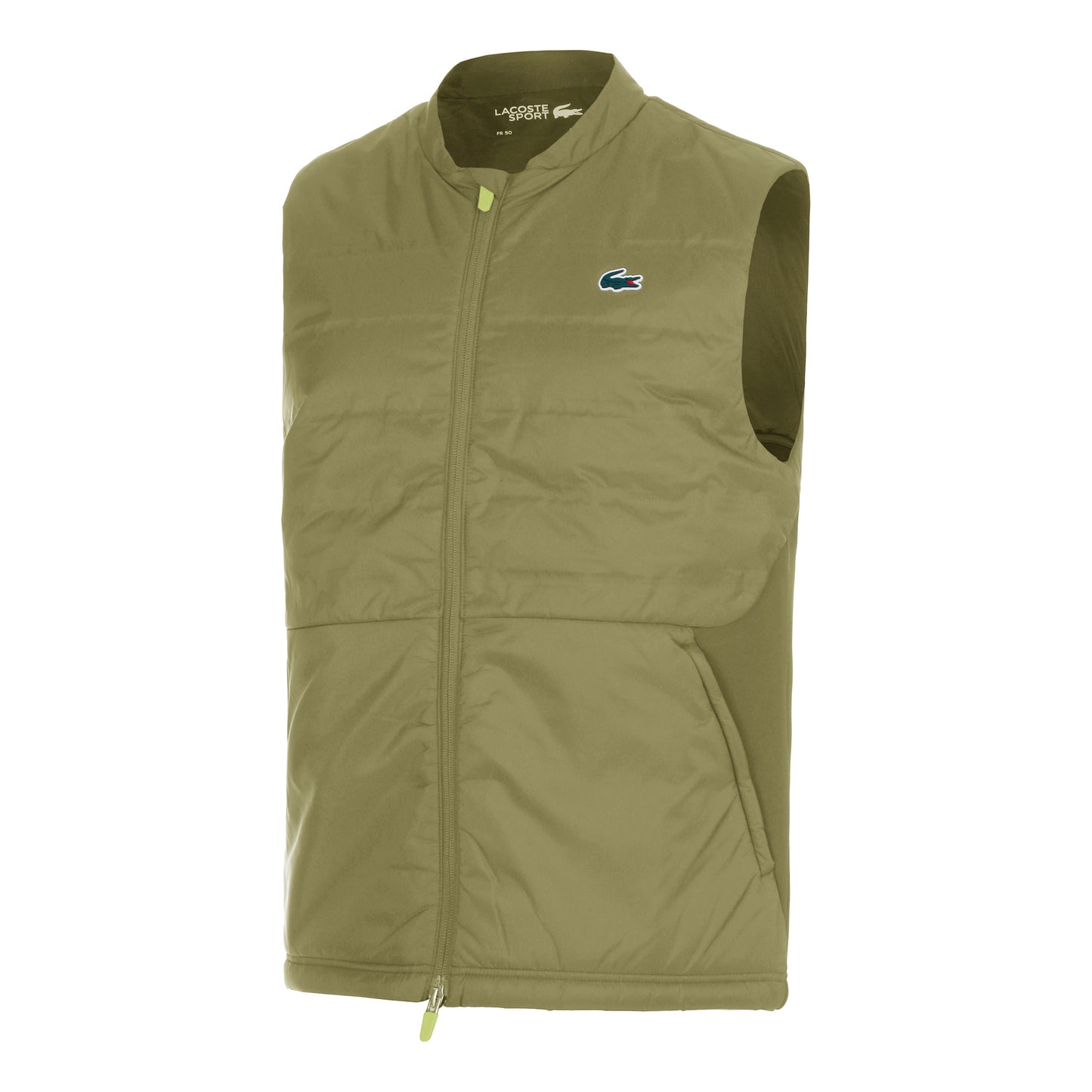 Lacoste Gilet Hommes-Vert Olive