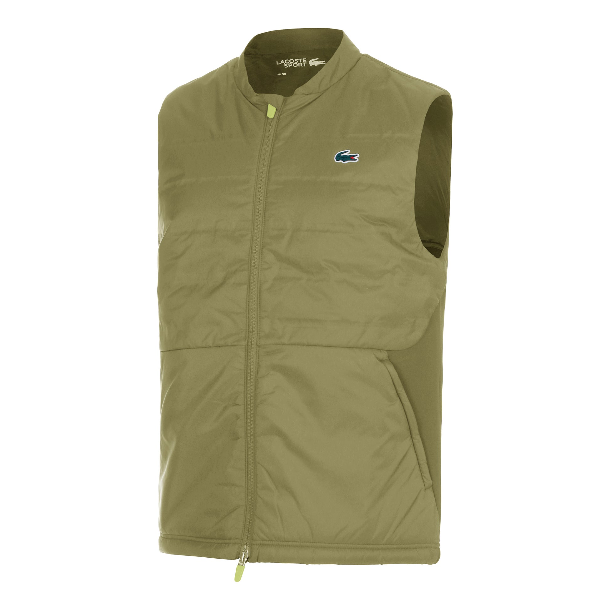Lacoste Gilet Hommes-Vert Olive