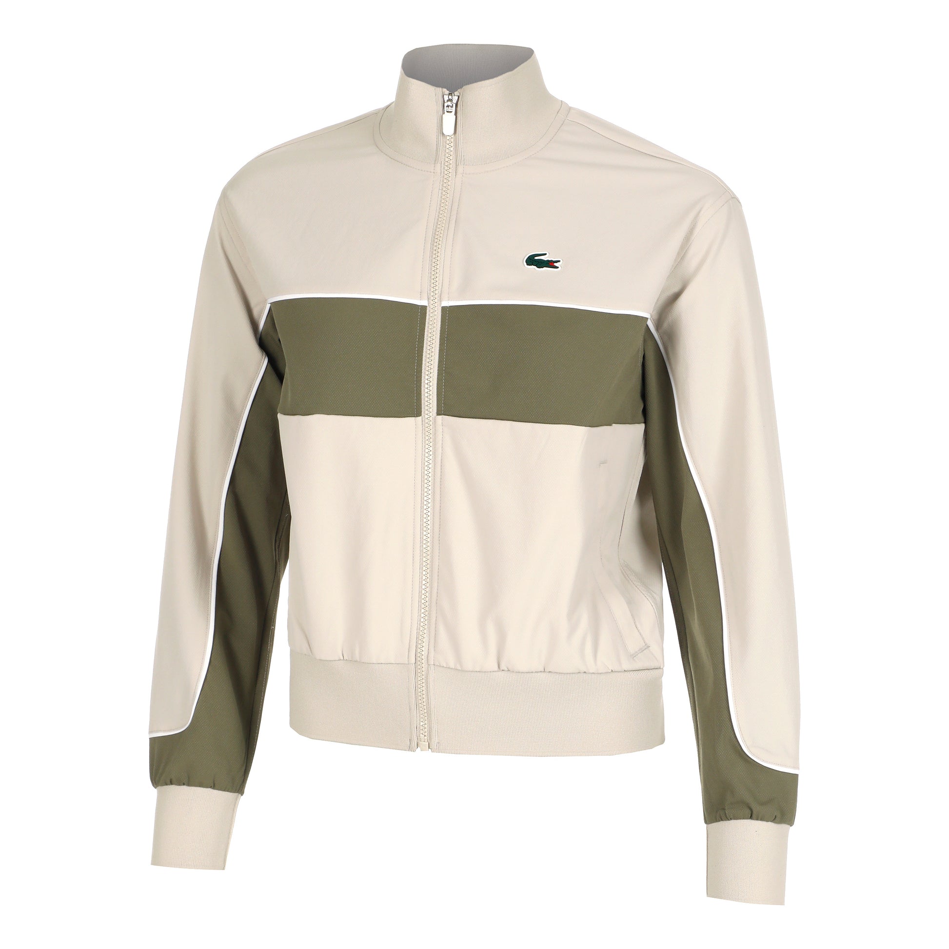 Lacoste Veste de survêtement Femmes - beige, vert olive