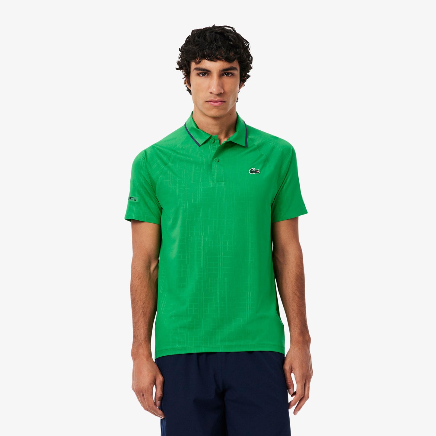 Lacoste Novak Djokovic Polo Hommes - vert, blanc