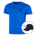 T-shirt & Cap Hommes - bleu, bleu foncé
