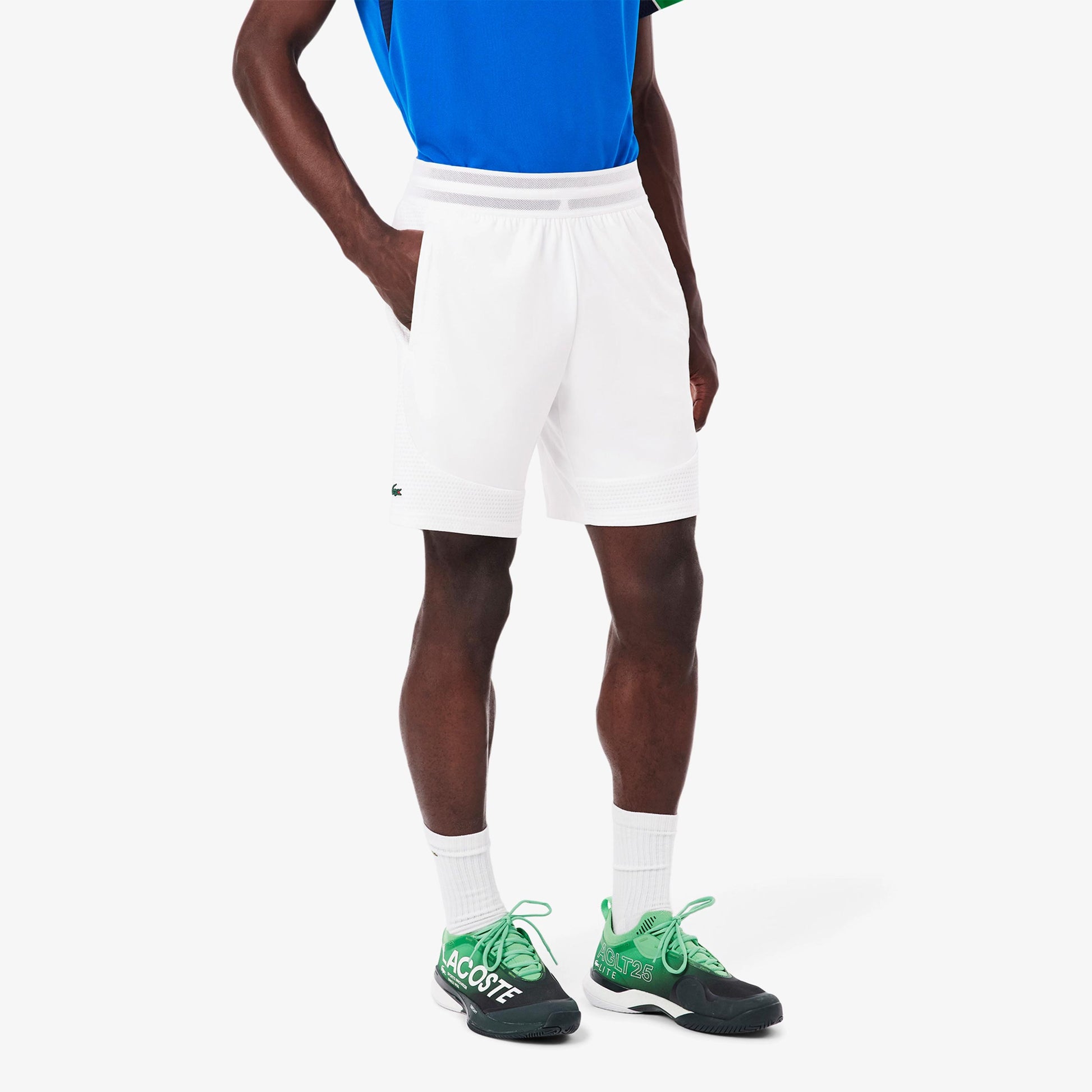 Lacoste Shorts Hommes-Blanc