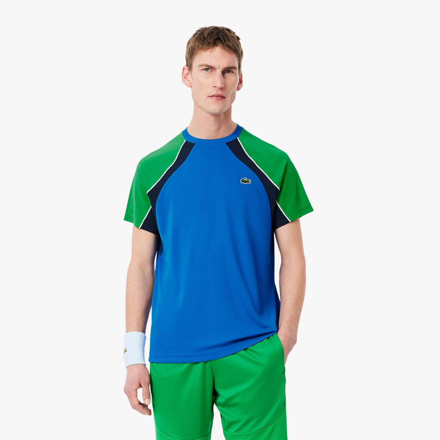 Lacoste T-shirt Hommes-Bleu,Multicouleur