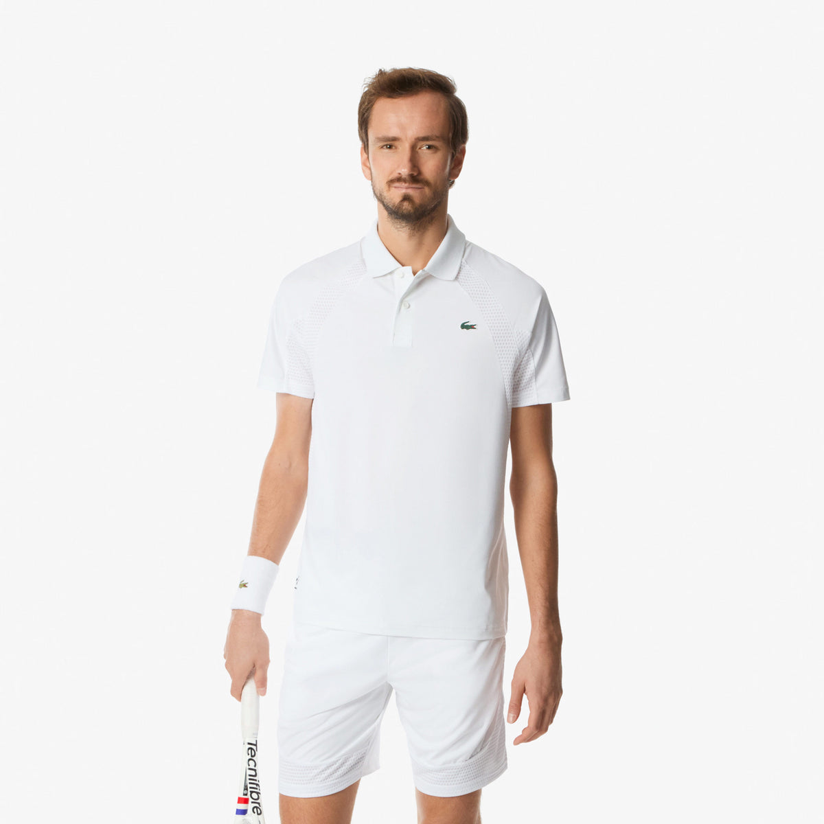 Lacoste Polo Hommes-Blanc
