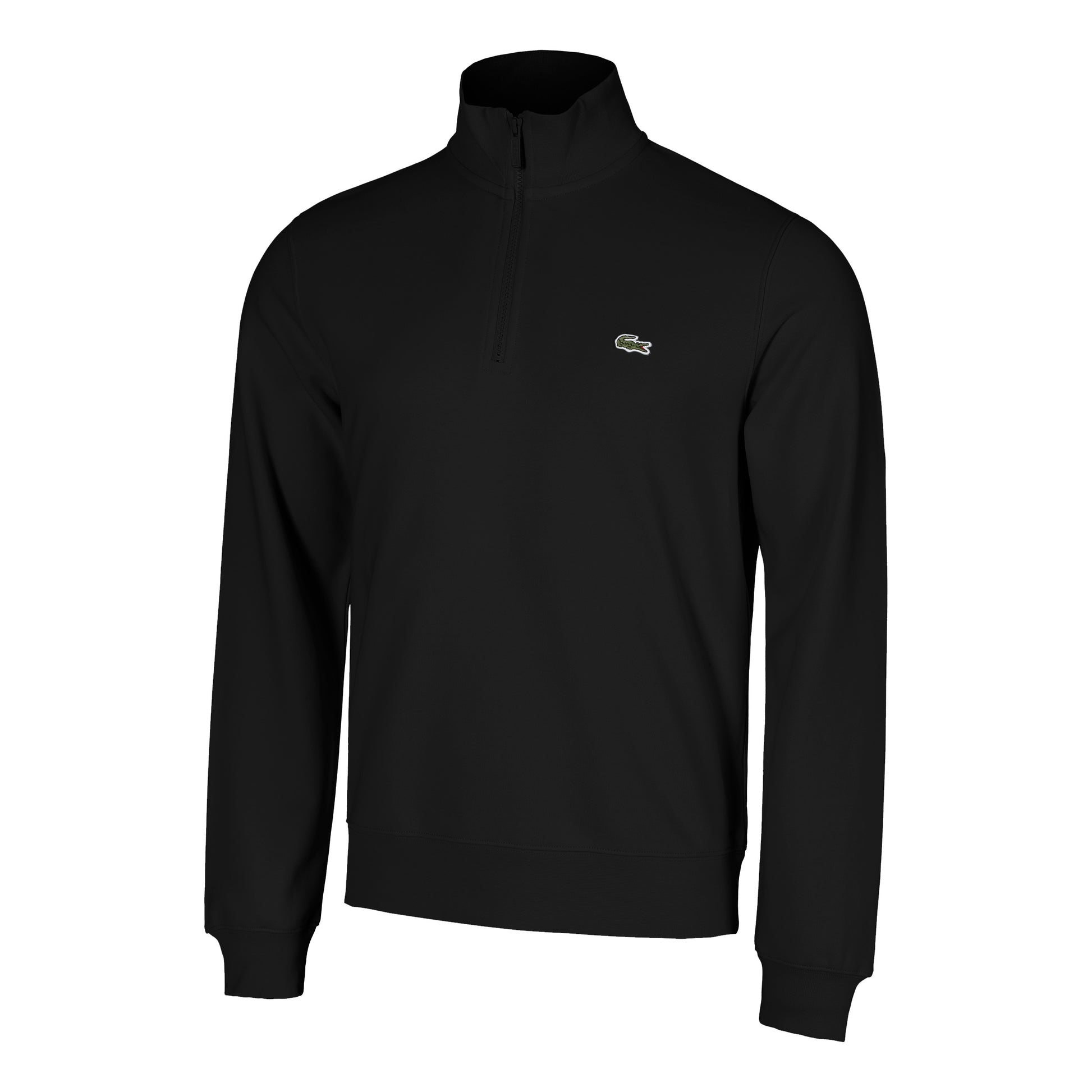 Lacoste High Neck Sweat-shirt Hommes - noir
