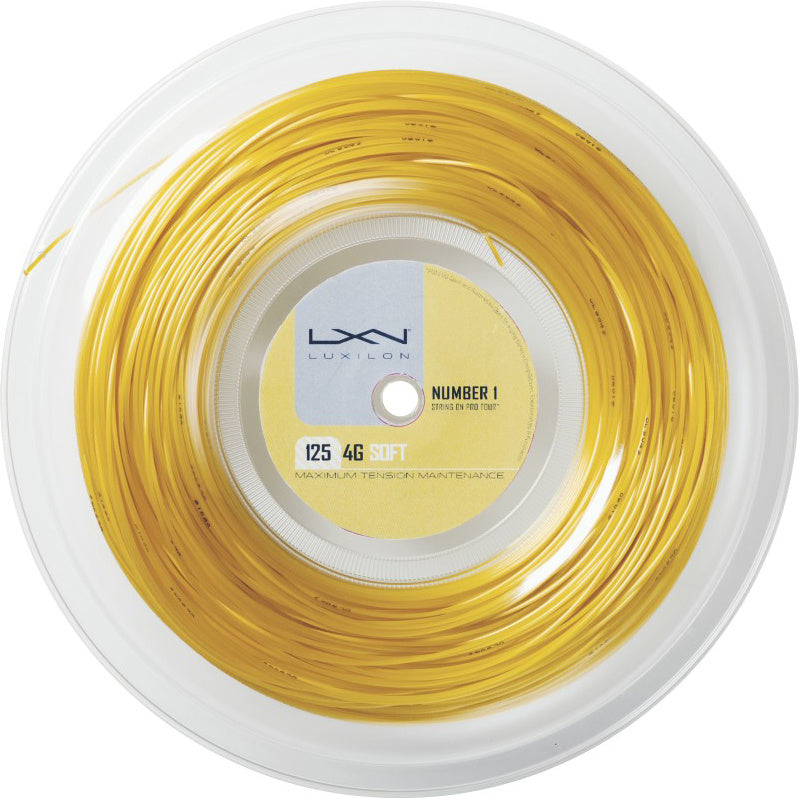 Luxilon 4G Soft Bobine Cordage 200m-Or