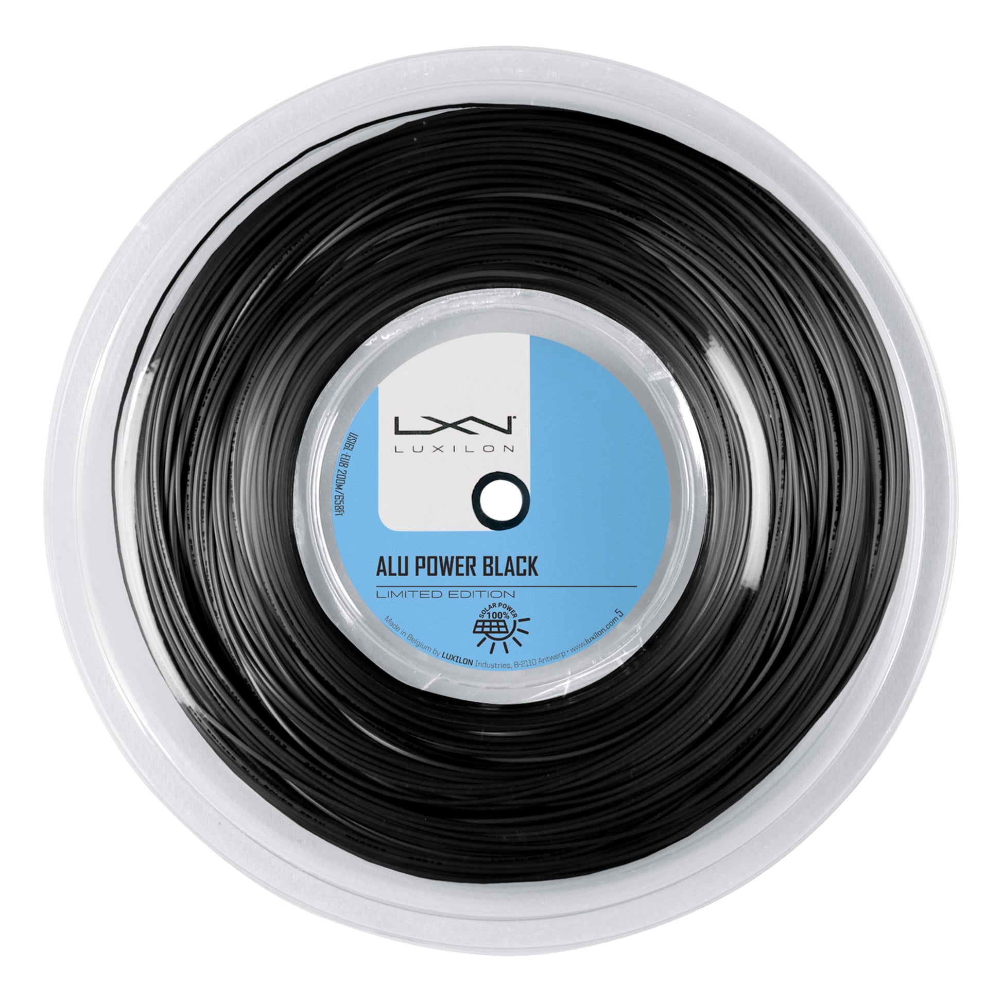 Luxilon Alu Power Black Ltd Bobine Cordage 200m-Noir