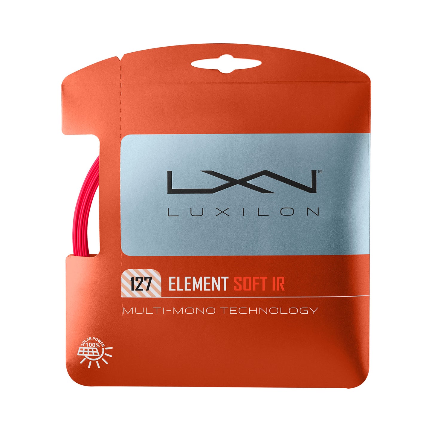 Luxilon Element IR Soft Cordage En Garniture 12,2m-Rouge