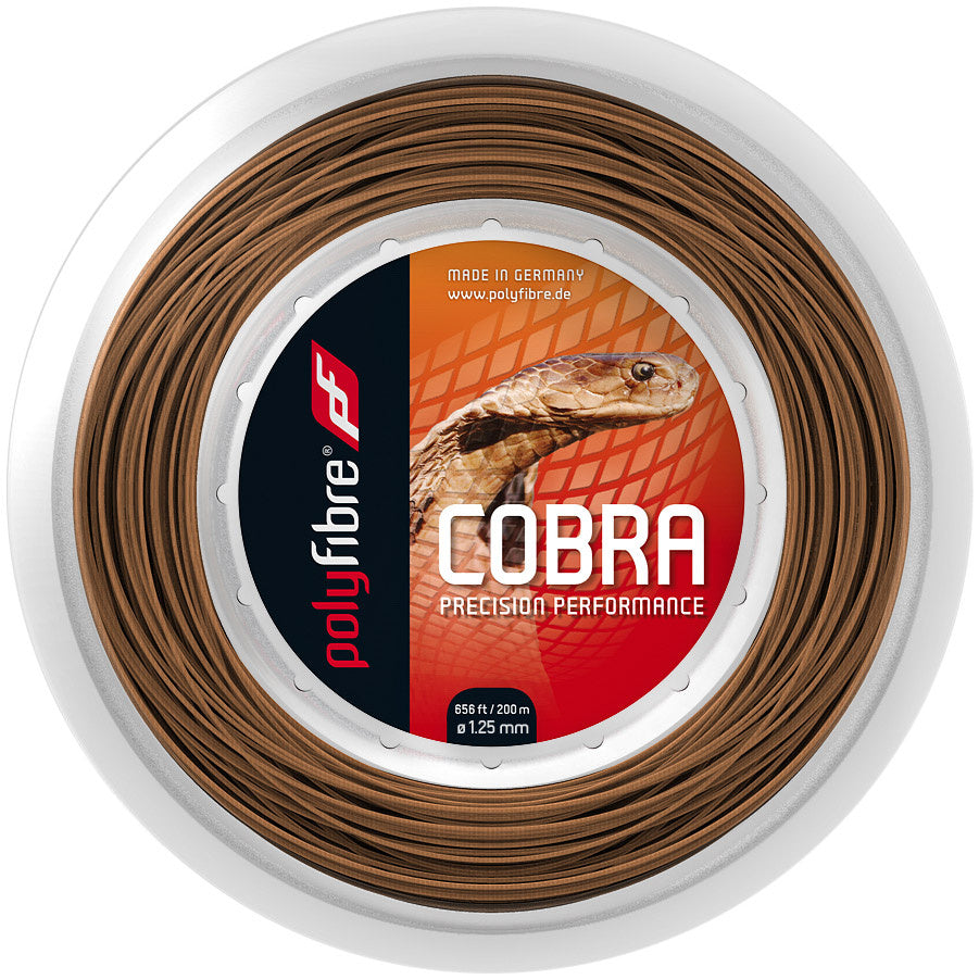 Polyfibre Cobra Beige/braun Bobine Cordage 200m-Beige