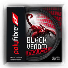 Polyfibre Venom Rough Cordage En Garniture 12,2m-Noir