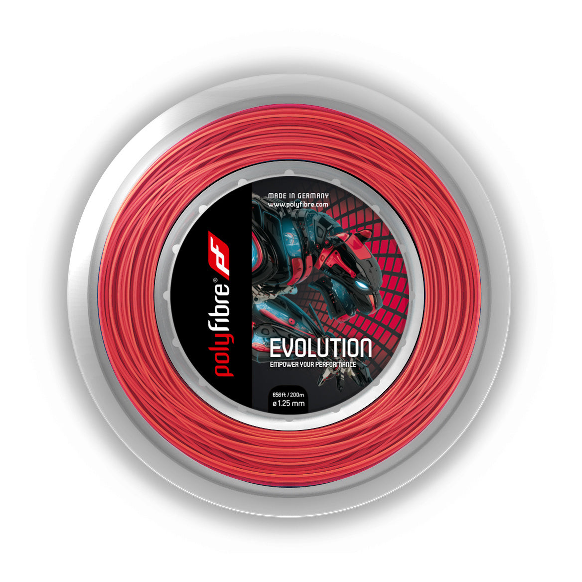 Polyfibre Evolution Bobine Cordage 200m-Rouge