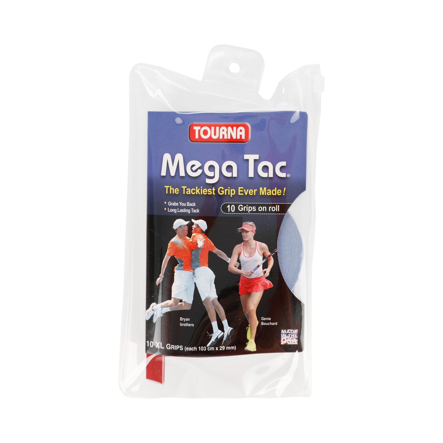 Tourna Mega Tac Pack De 10-Bleu