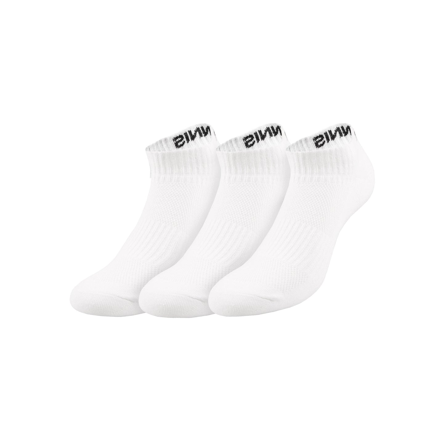 Tennis-Point Chaussettes de tennis Pack de 3 Unisex - blanc, noir