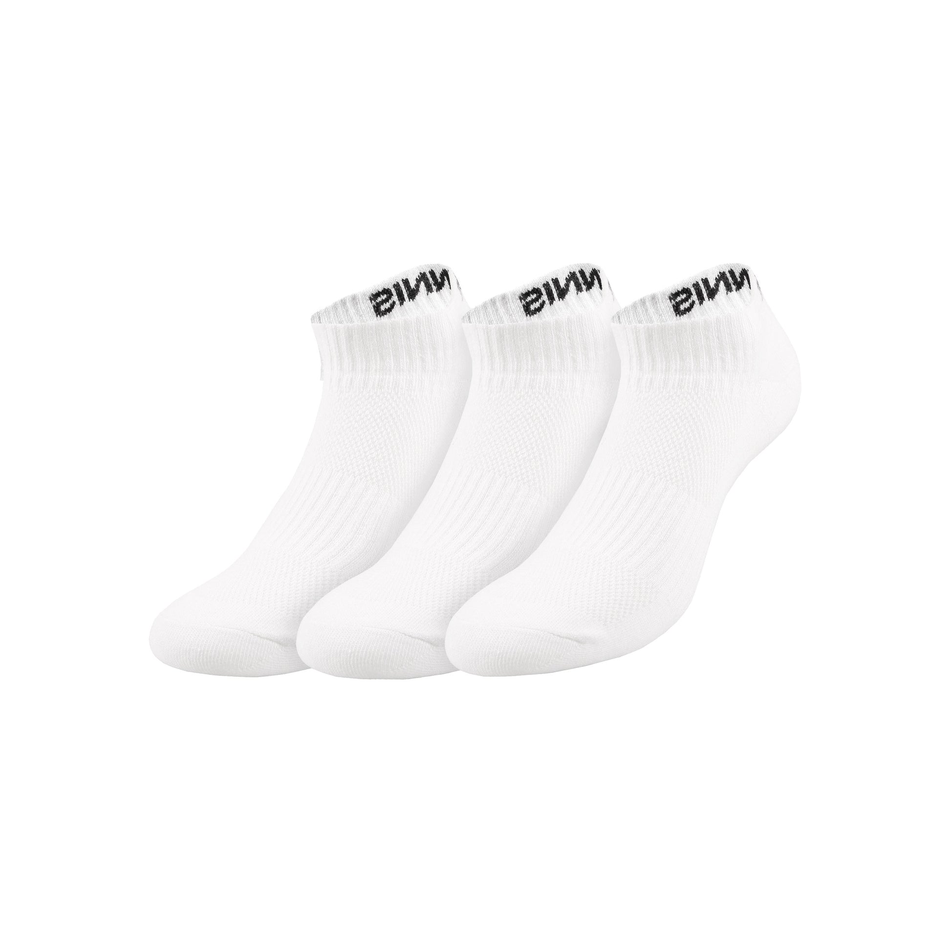 Tennis-Point Chaussettes de tennis Pack de 3 Unisex - blanc, noir