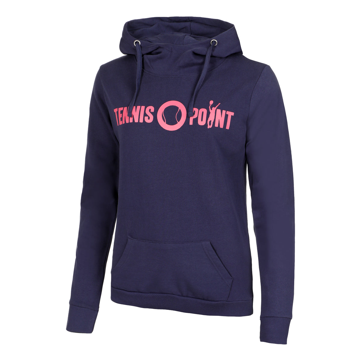 Tennis-Point Basic Sweat à capuche Femmes - bleu foncé, pink