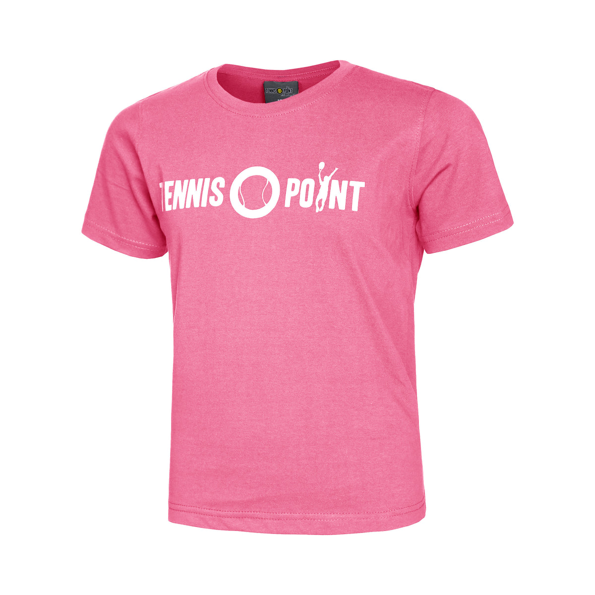 Tennis-Point Basic Cotton T-shirt Enfants - pink, blanc