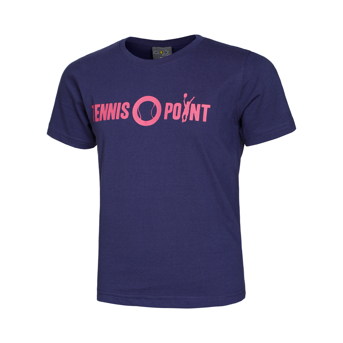 Tennis-Point Basic Cotton T-shirt Enfants - bleu foncé, pink