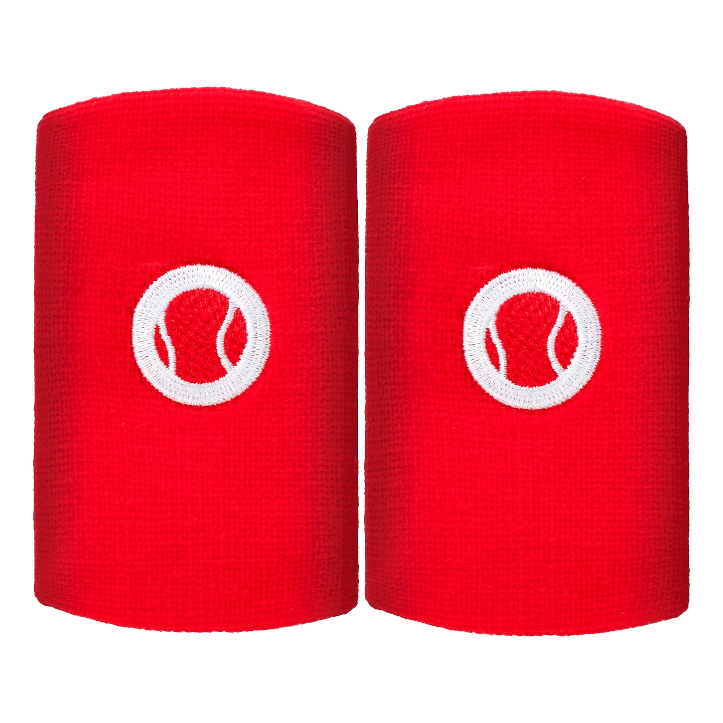 Tennis-Point Long Poignet Pack de 2 unités Unisex - rouge,