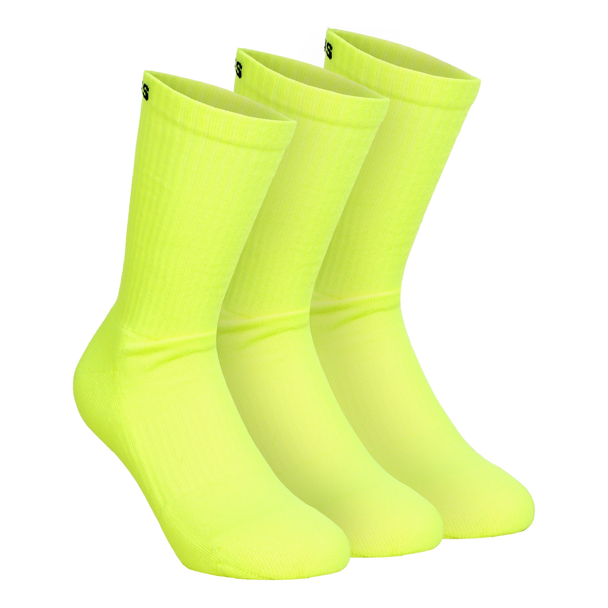 Tennis-Point Chaussettes De Tennis Pack De 3-Jaunes Fluo