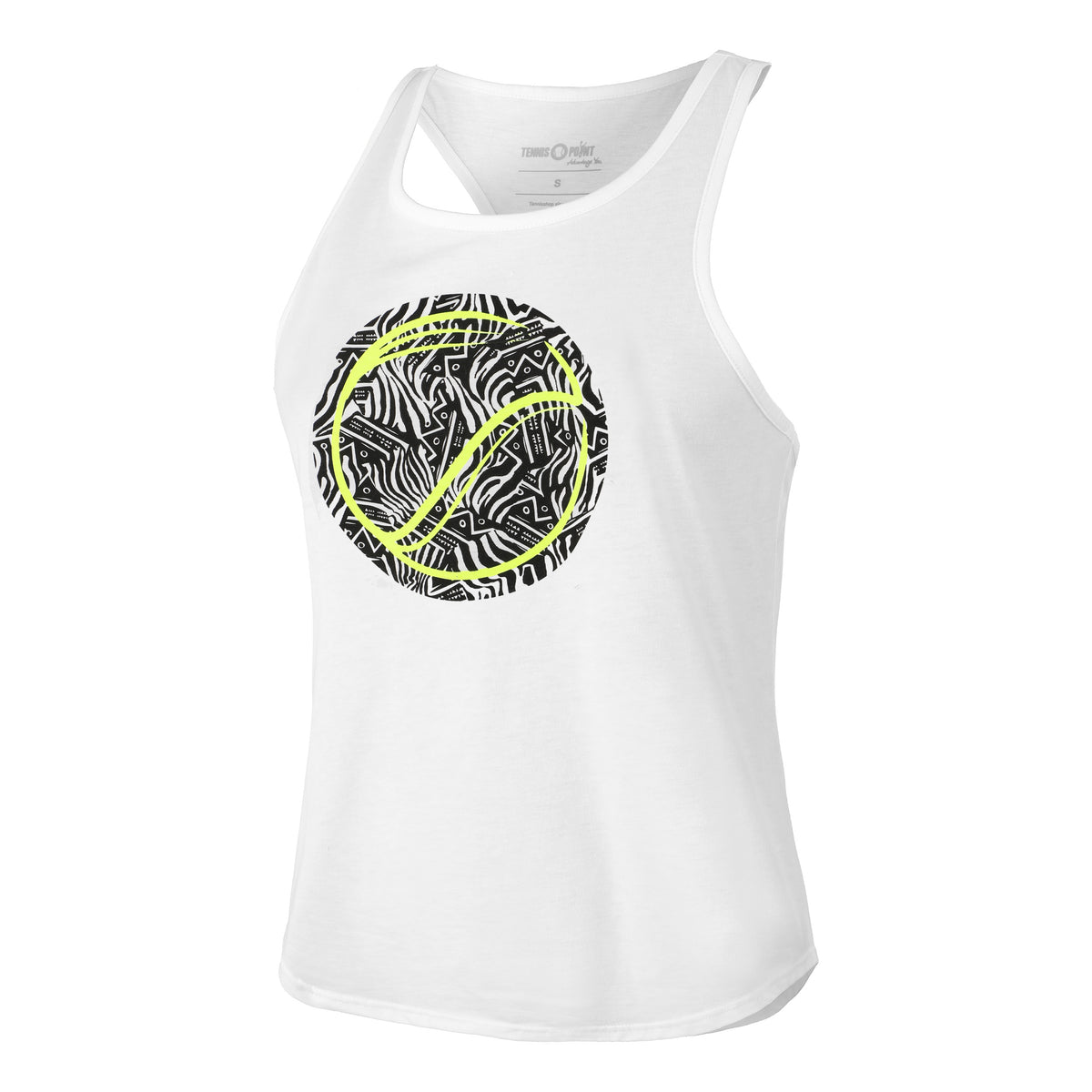 Tennis-Point Camo Dazzle Débardeur tank top Femmes - blanc, multicouleur
