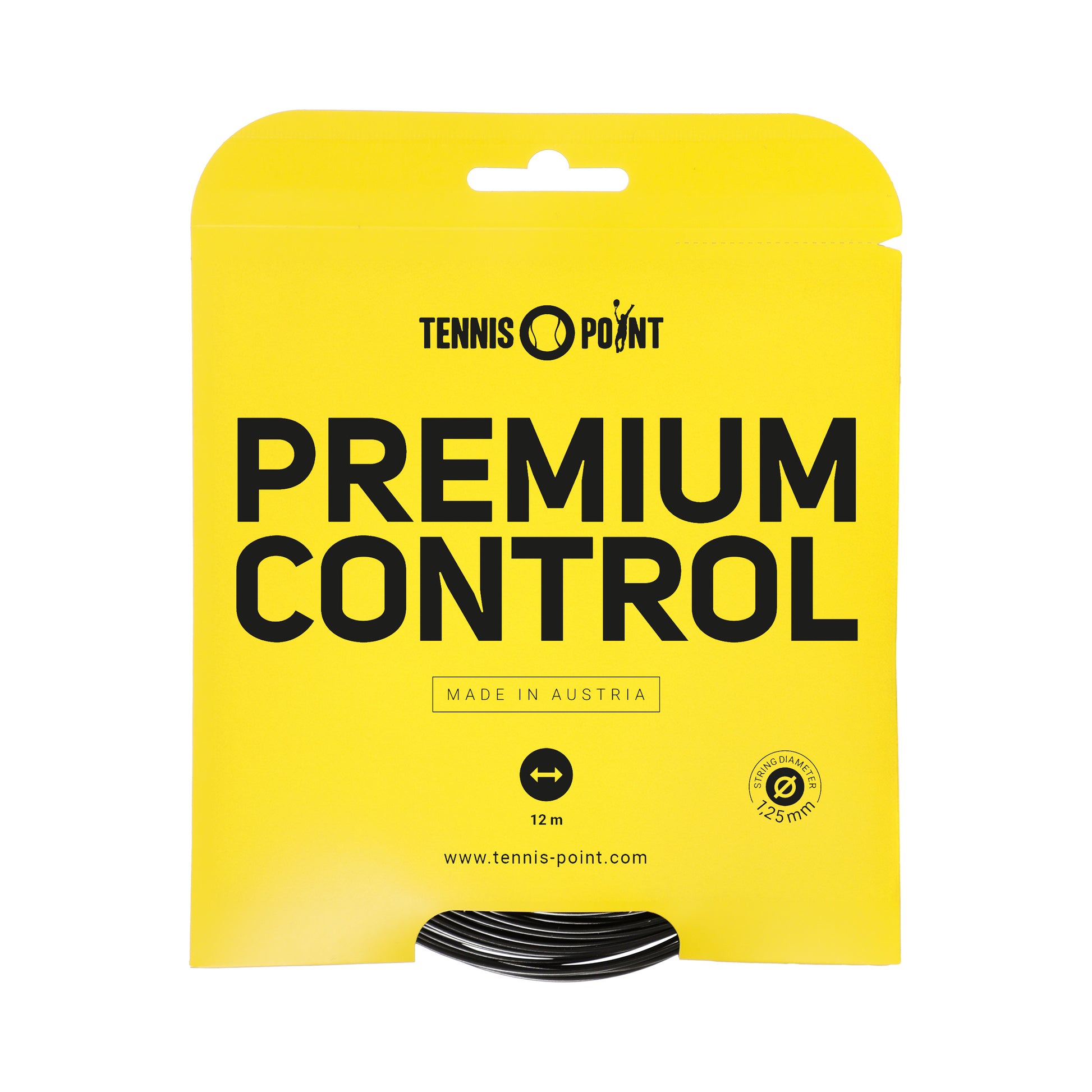 Tennis-Point Premium Control Cordage En Garniture 12m-Noir