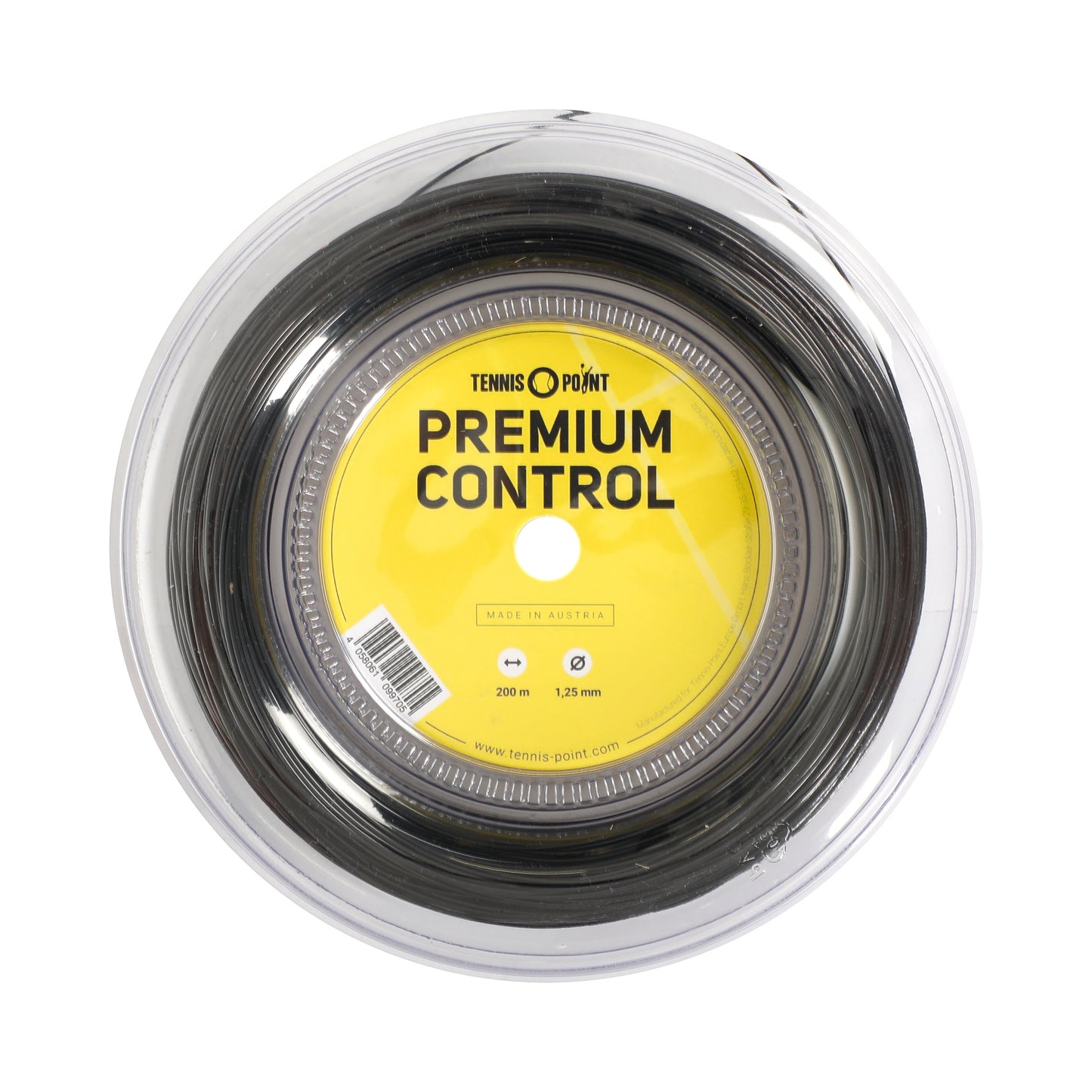 Tennis-Point Premium Control Bobine Cordage 200m-Noir