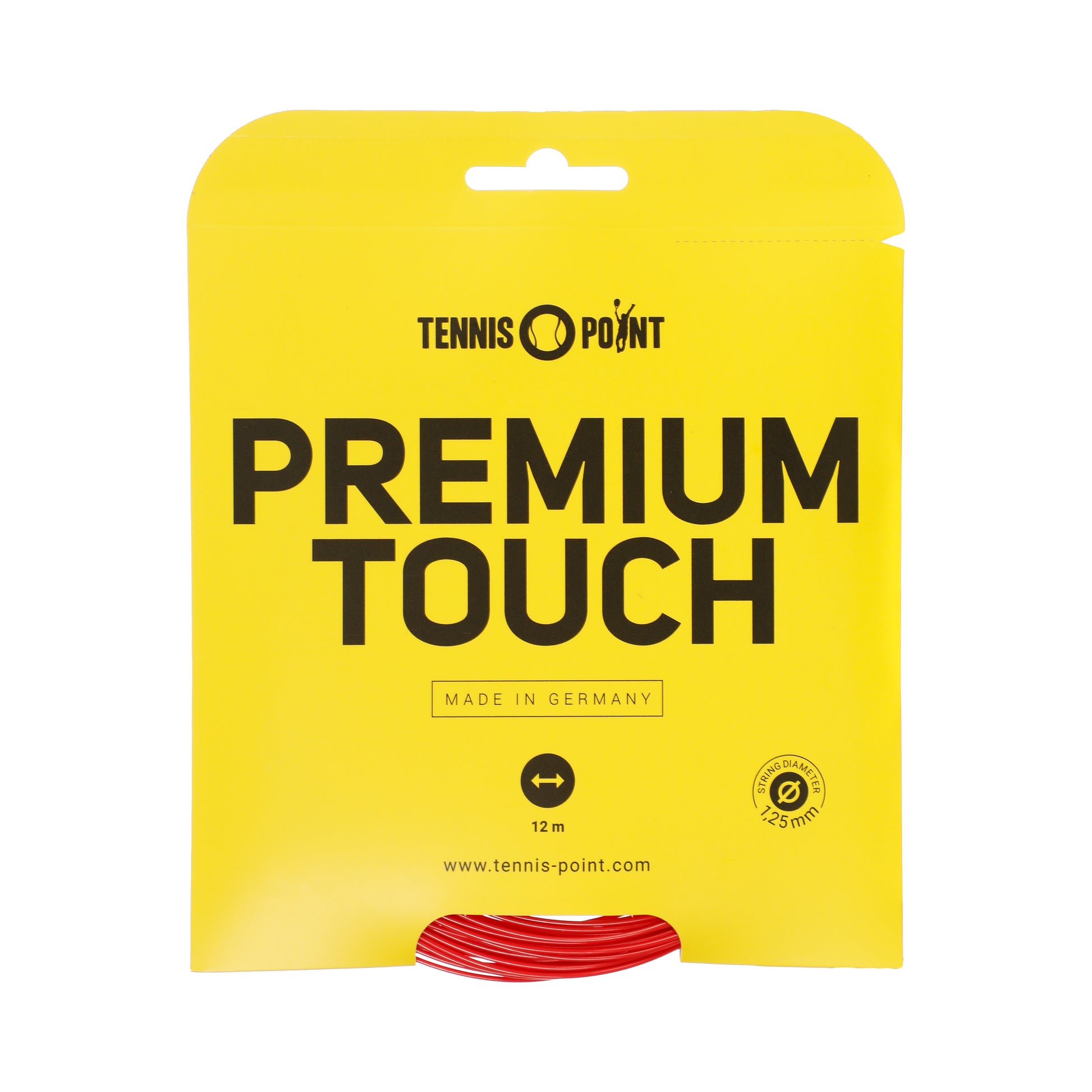Tennis-Point Premium Touch Cordage En Garniture 12m-Rouge