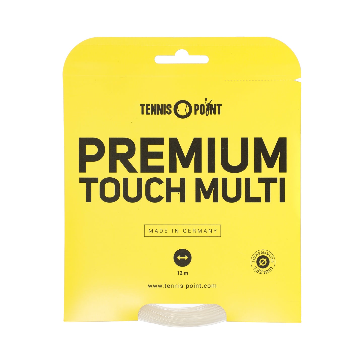 Tennis-Point Premium Touch Multi Cordage En Garniture 12m-Écru