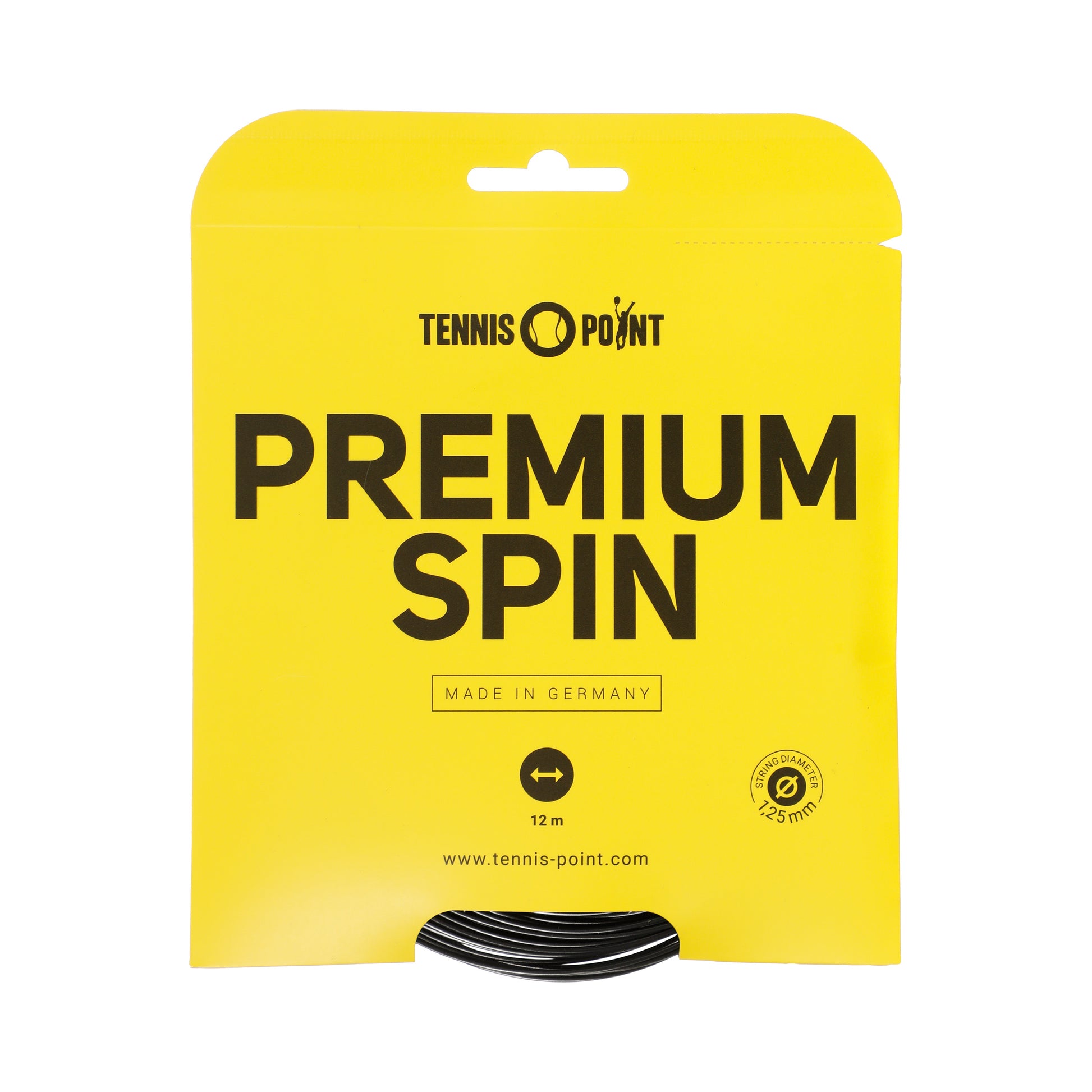 Tennis-Point Premium Spin Cordage En Garniture 12m-Noir