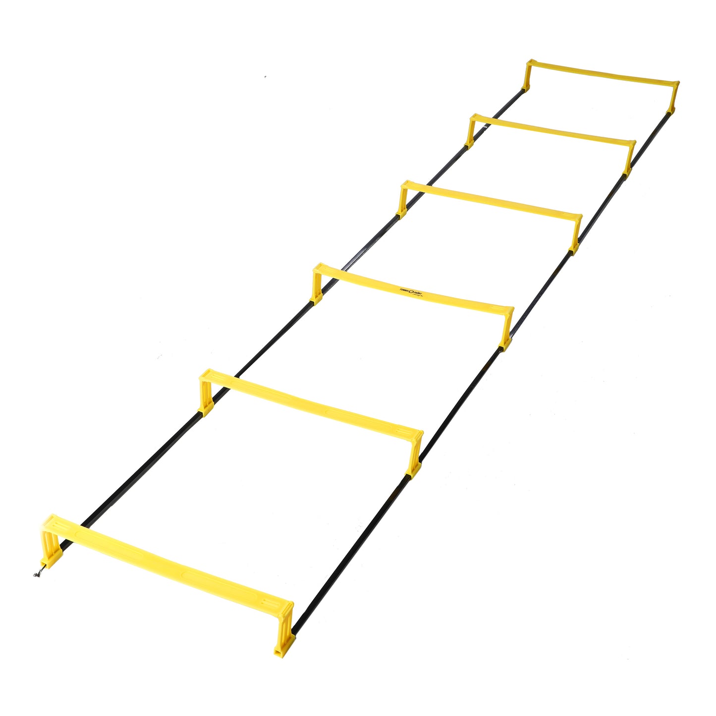 Tennis-Point Koordinationsleiter Mit Hürde 2m-Jaune,Noir