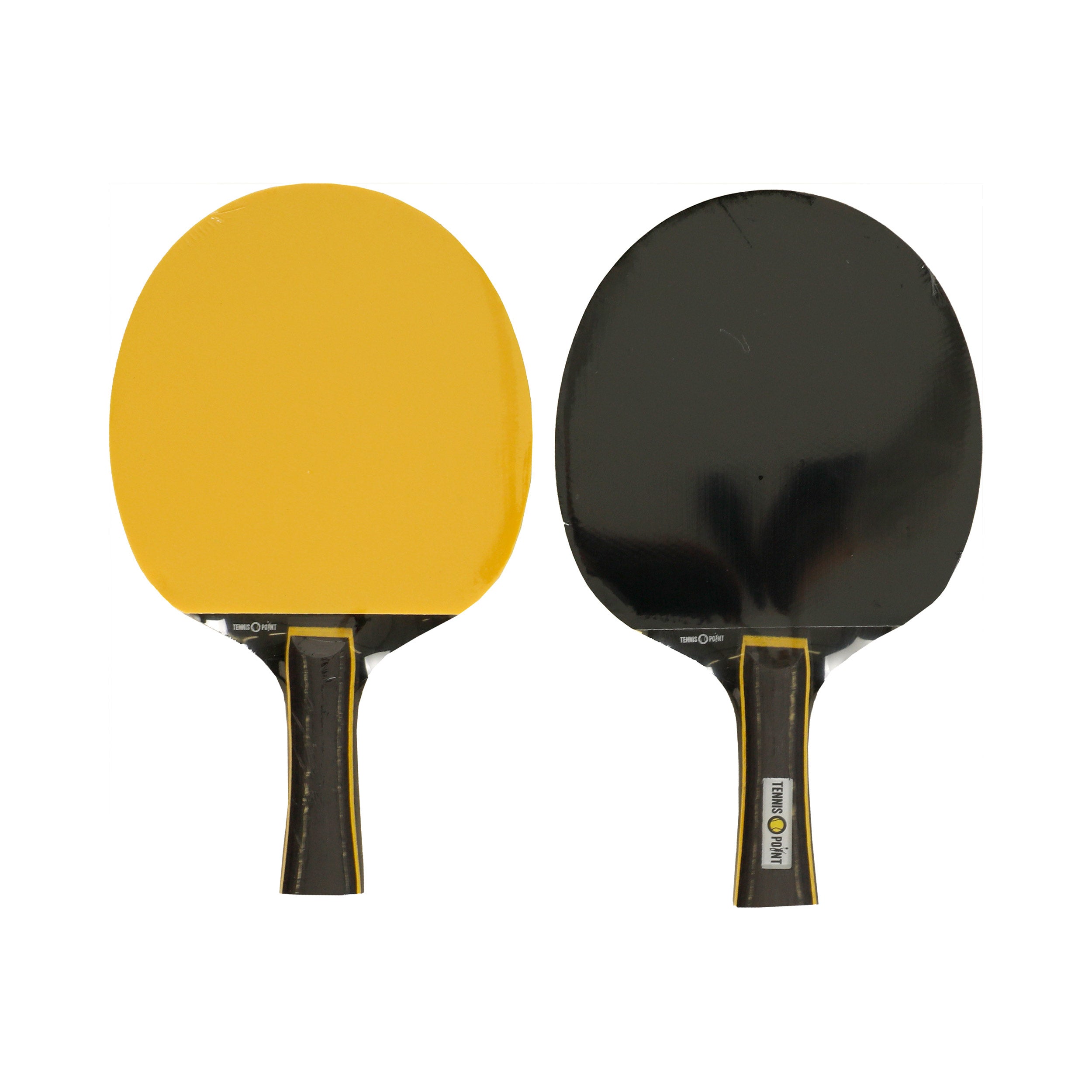 Tennis-Point Ensemble De Tennis De Table + Sac, Plus 3x Bälle-Noir,Jaune