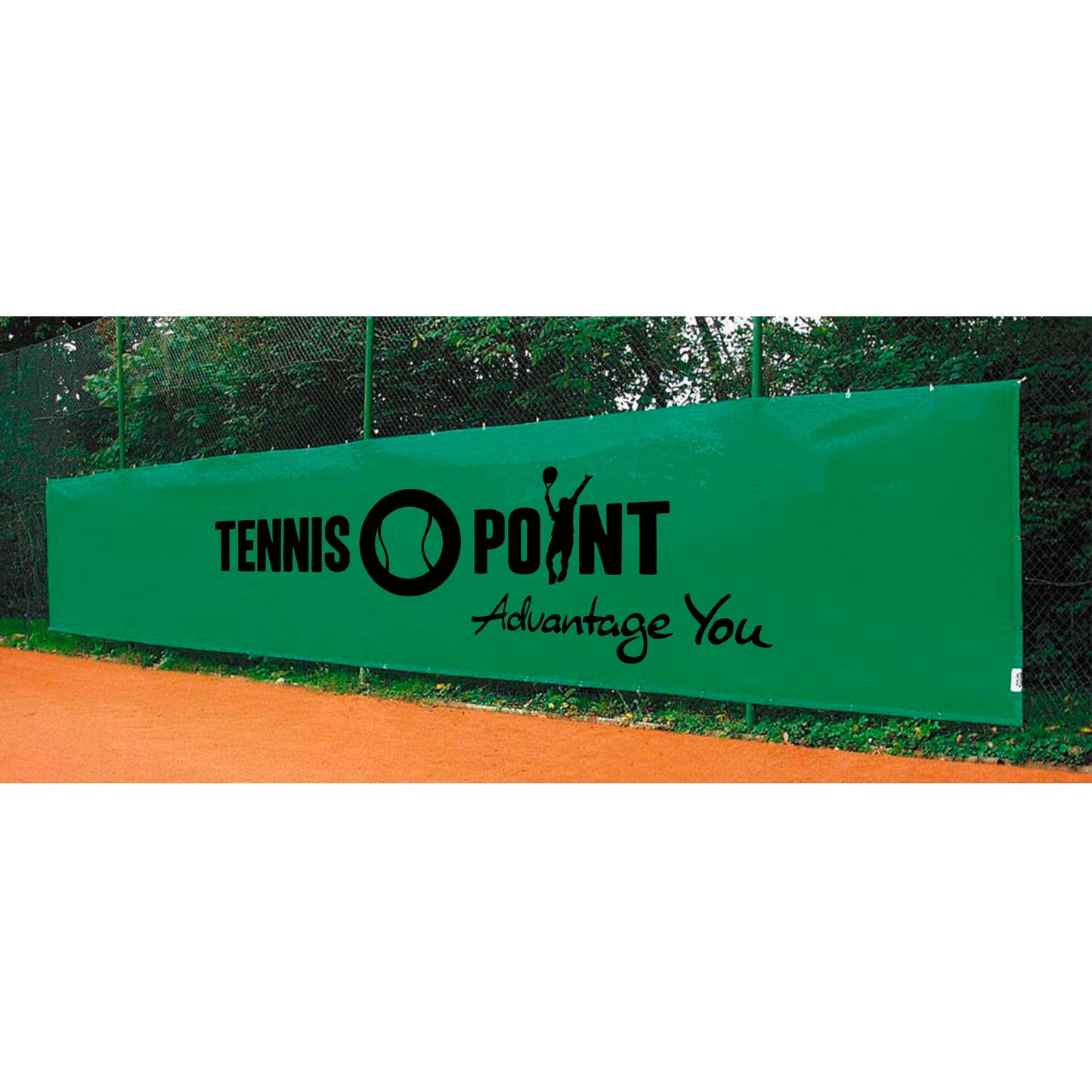 Tennis-Point Tennis Point 12x2m Écran Brise-vue-Vert
