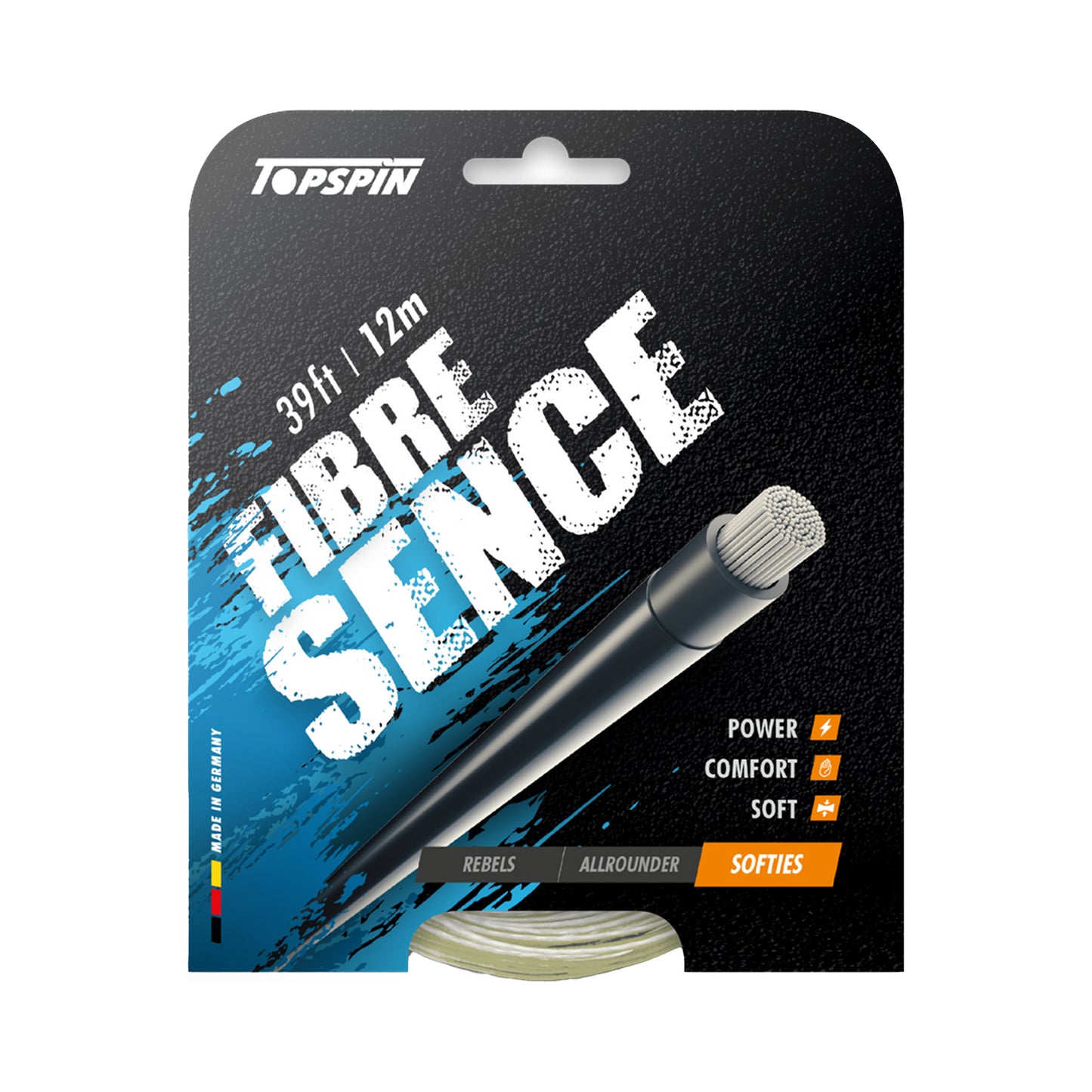 Topspin Fibre Sence 12m Cordage En Garniture-Écru