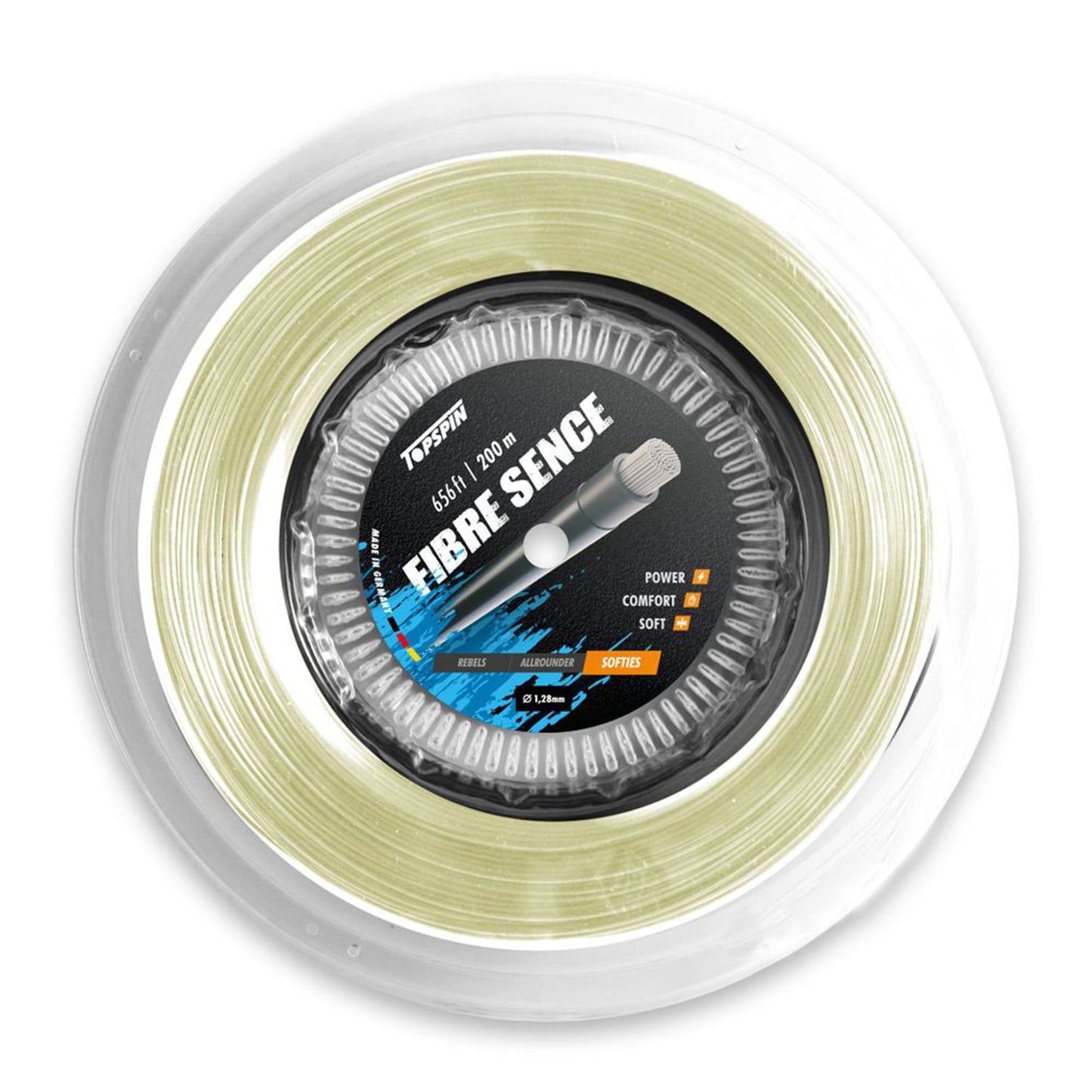 Topspin Fibre Sence 200m Bobine Cordage-Écru