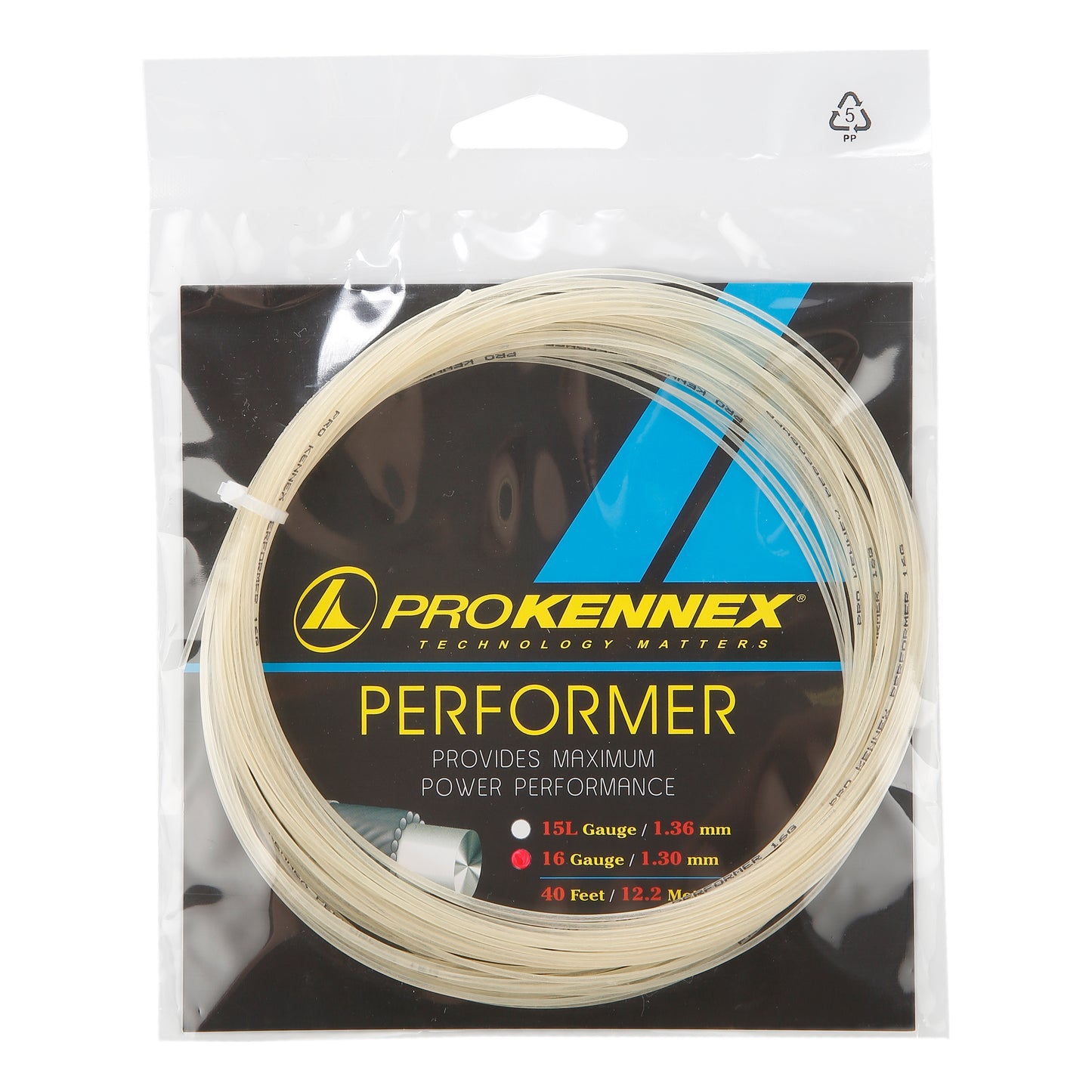 PROKENNEX Performer Cordage En Garniture 12m-Blanc