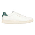 Capri Baskets Hommes - blanc, vert foncé