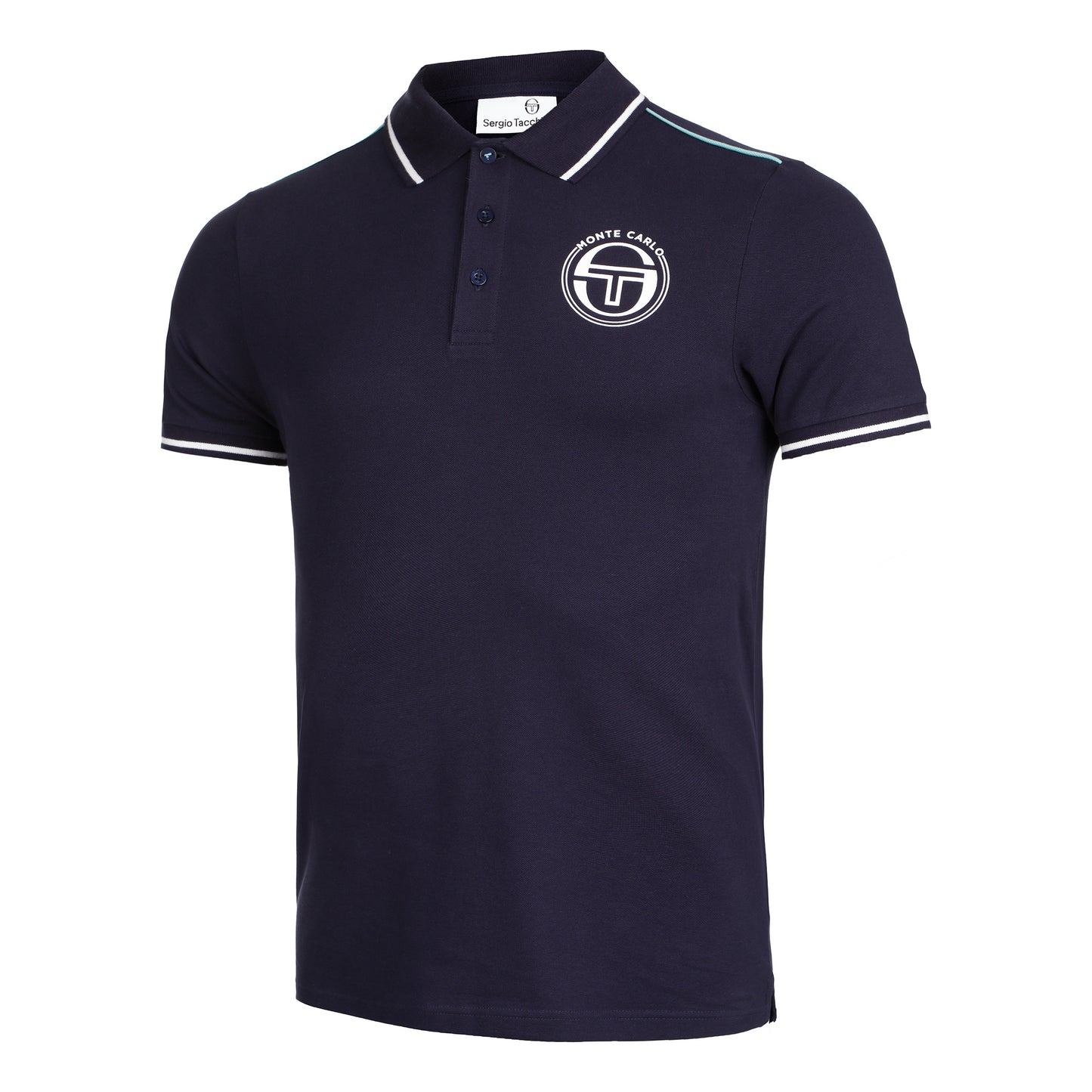 Sergio Tacchini Ranking Staff Polo Hommes - bleu foncé, blanc