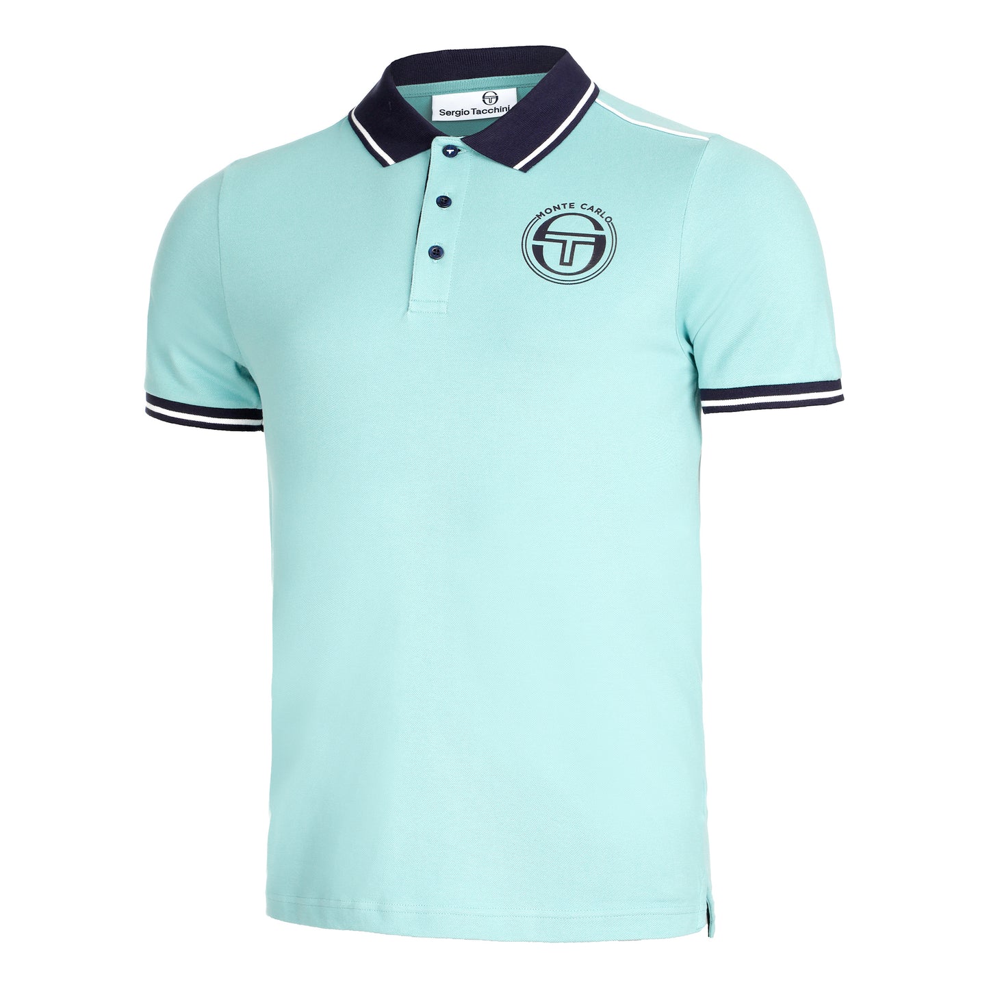 Sergio Tacchini Ranking Staff Polo Hommes - bleu clair, bleu foncé