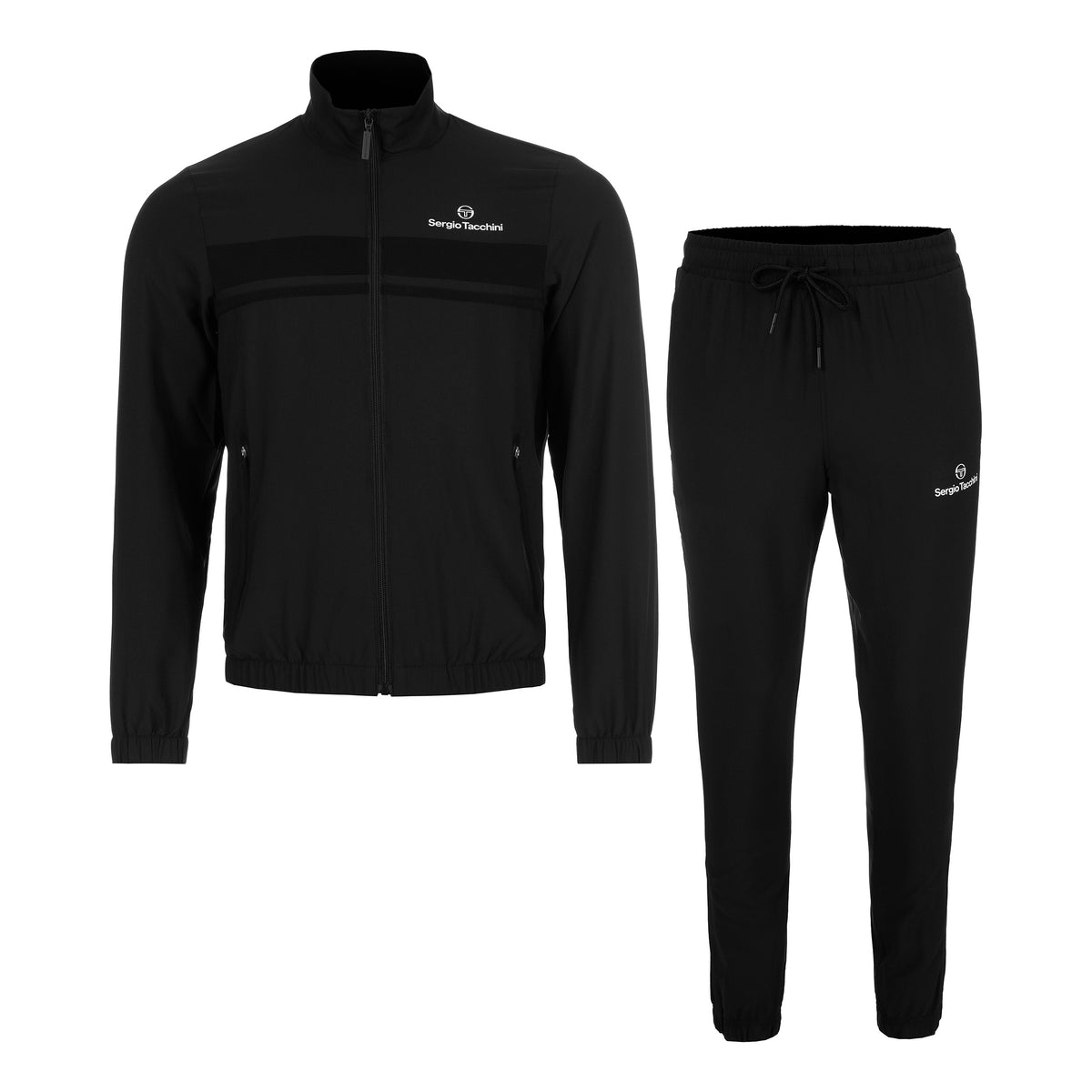 Sergio Tacchini Specchio Survêtement Hommes - noir, beige