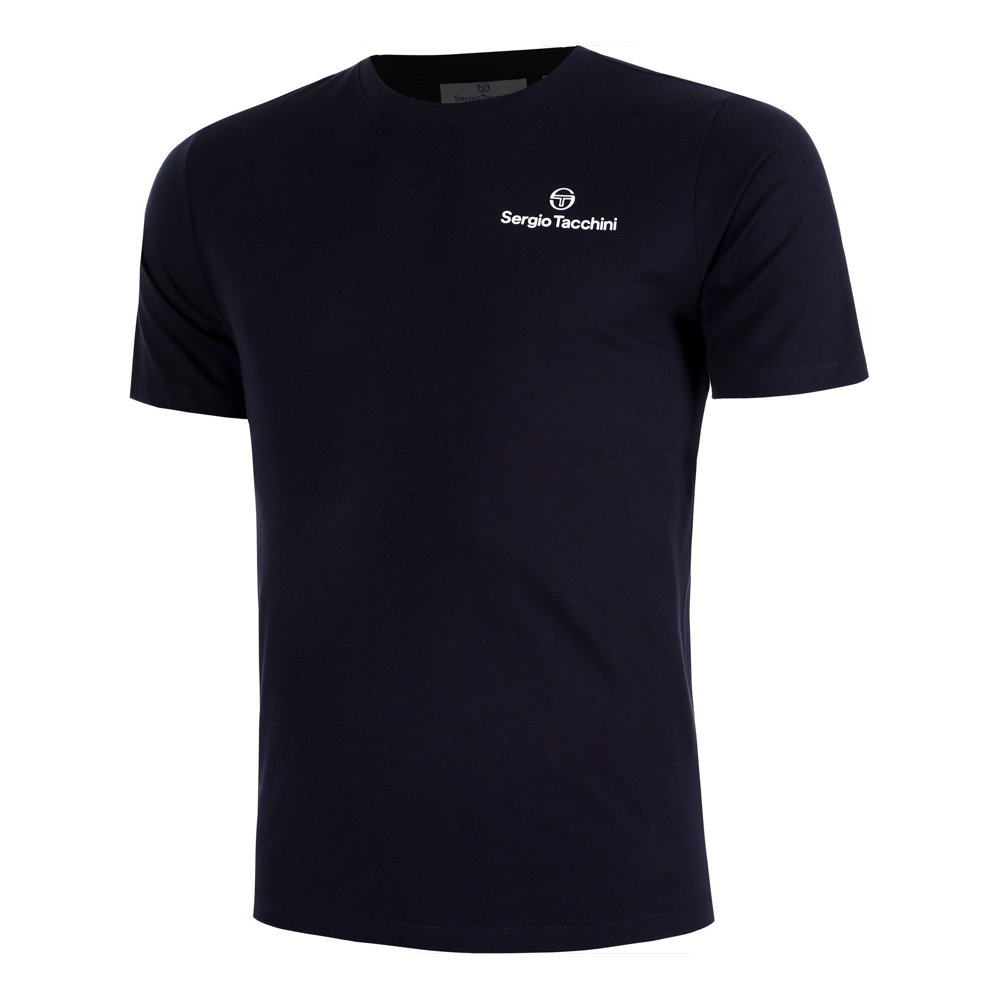 Sergio Tacchini Bold T-shirt Hommes - bleu foncé, blanc