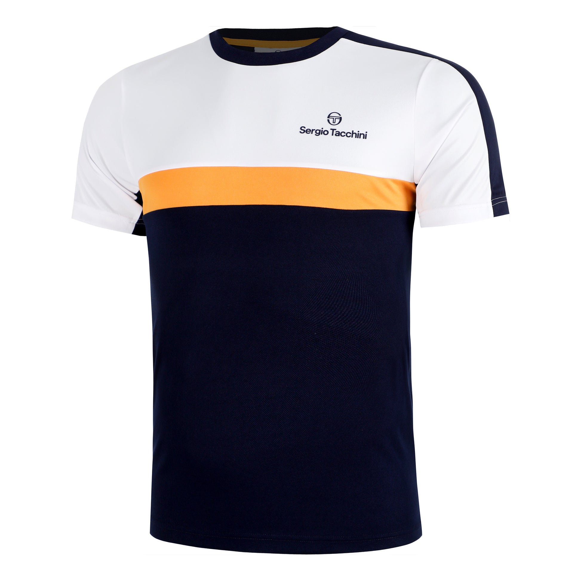 Sergio Tacchini Alata T-shirt Hommes - bleu foncé, abricot