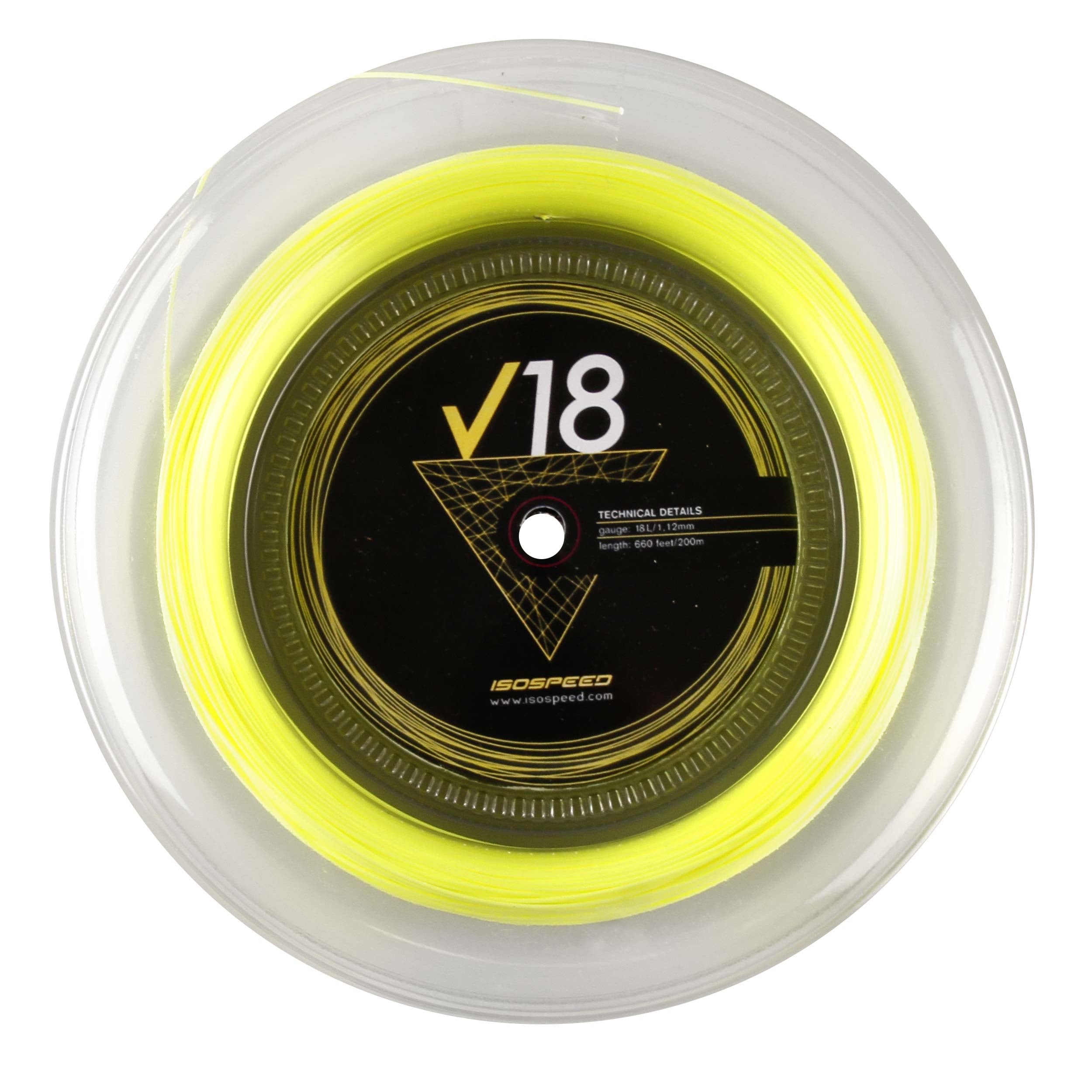 Isospeed V18 Bobine Cordage 200m-Jaune