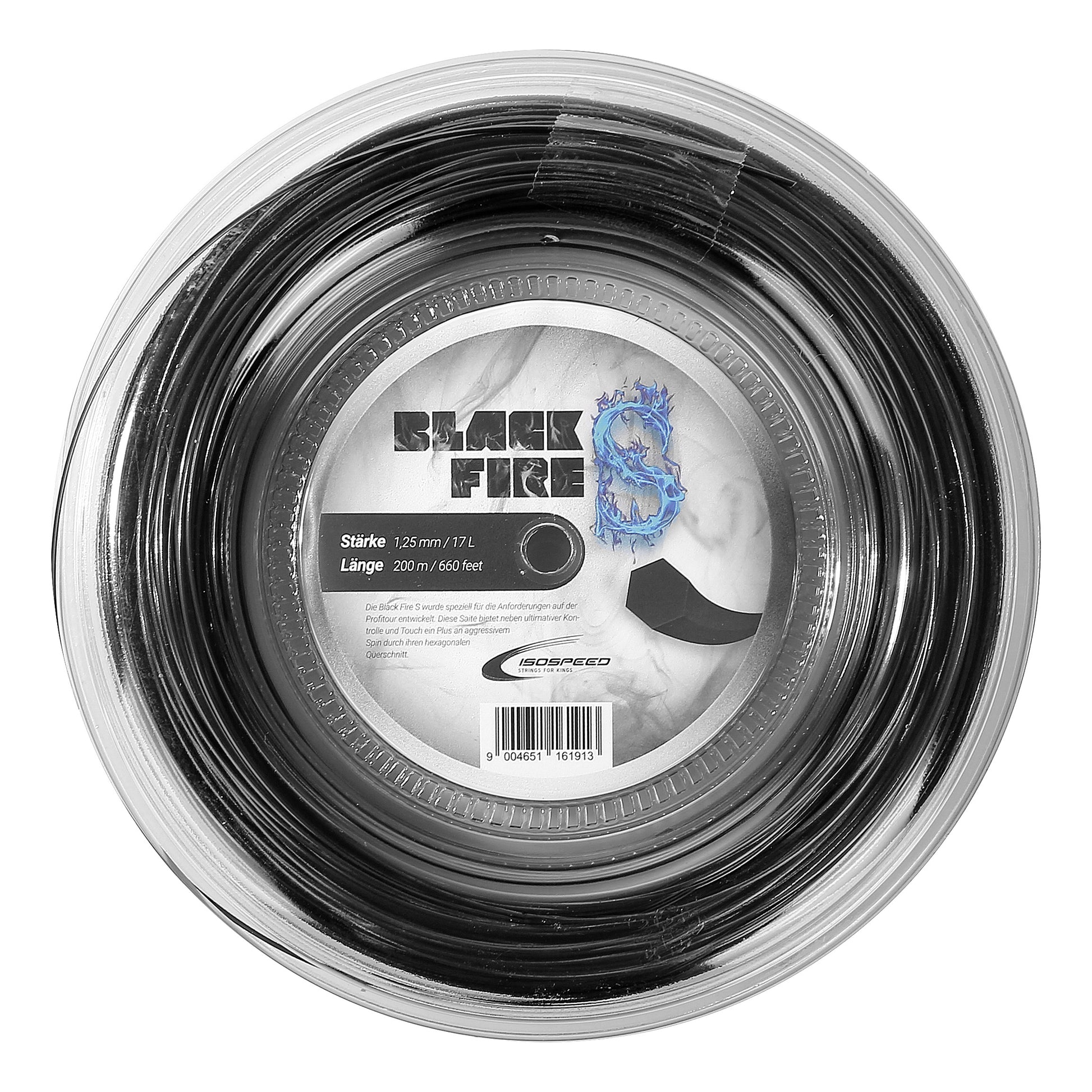Isospeed Black FireS Bobine Cordage 200m-Noir