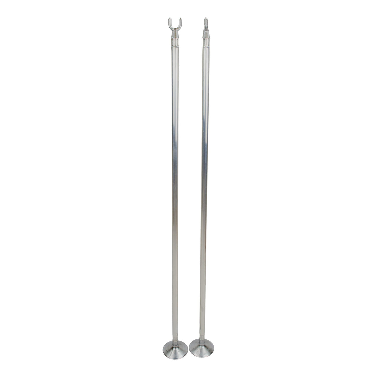 Tegra Barre Simple Conditionné Par Pack Deux, Aluminium-Argent