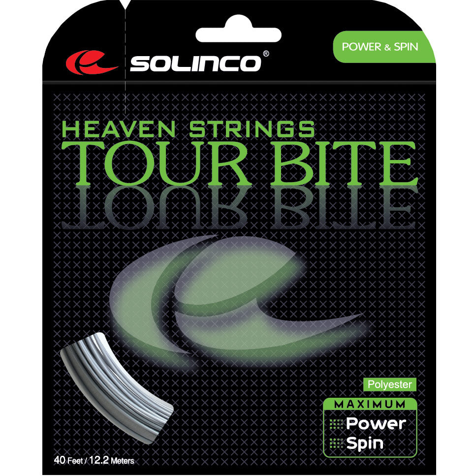 Solinco Tour Bite Cordage En Garniture 12,2m-Argent