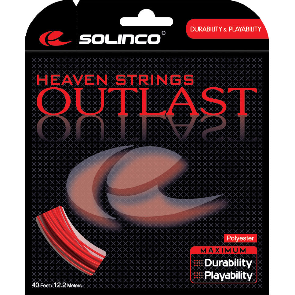 Solinco Outlast Cordage En Garniture 12,2m-Rouge