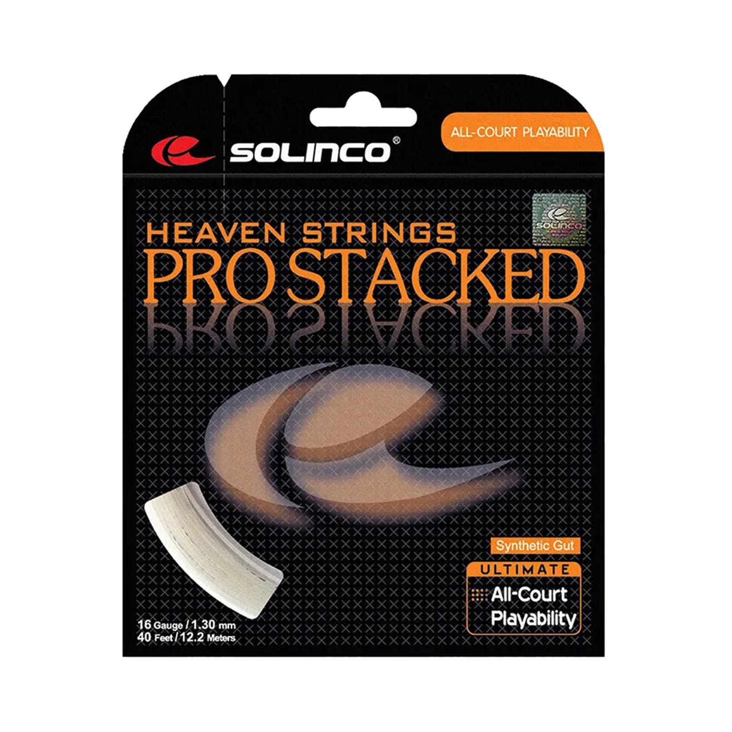 Solinco Pro-Stacked Cordage En Garniture 12,2m-Blanc