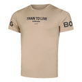 Borg Graphic T-shirt Hommes - beige, noir