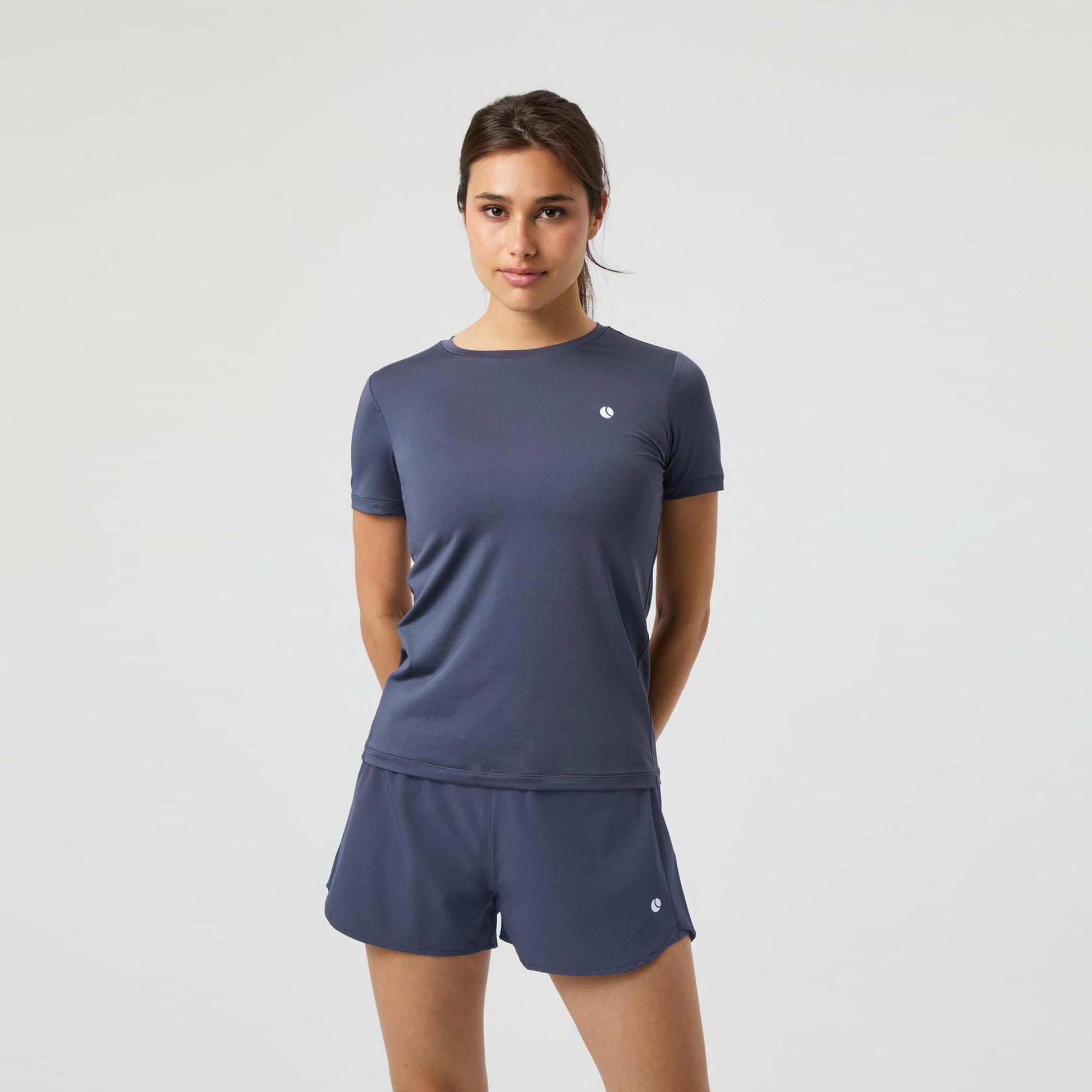 Björn Borg Ace Slim T-shirt Femmes - gris foncé