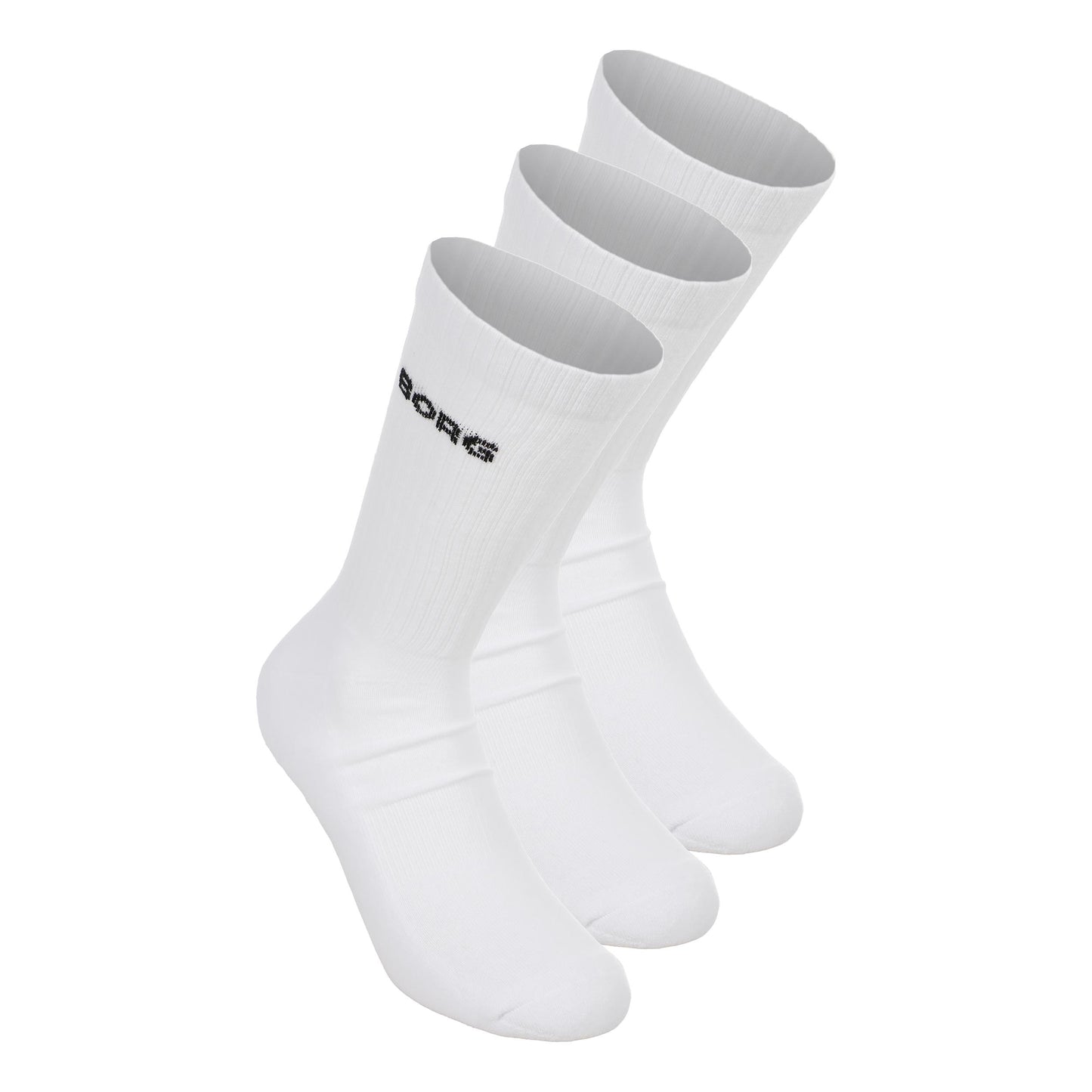 Björn Borg Essential Crew Chaussettes de sport Pack de 3 Unisex-blanc